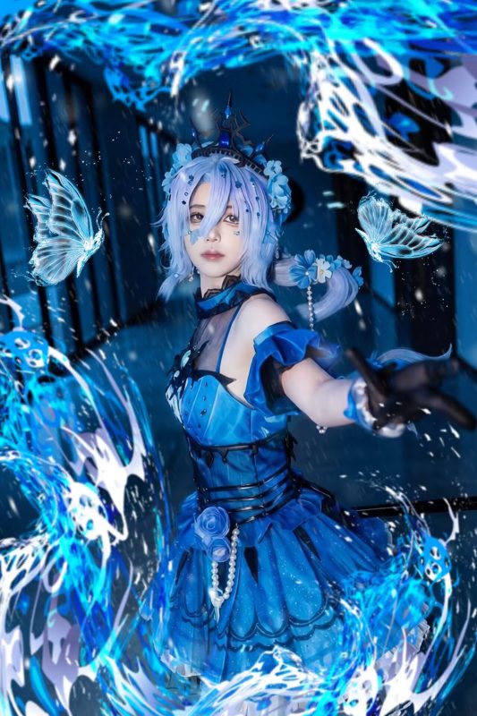 第五人格鱼女coser-眯酱萝莉摄